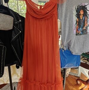 Funky Orange Maxi